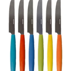 Servizio posate in acciaio inox Multicolor 24 pezzi Avril mix