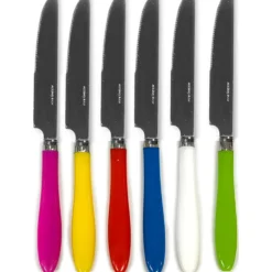 Servizio posate in acciaio inox Multicolor 24 pezzi Kharisma mix