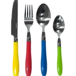 Servizio posate in acciaio inox Multicolor 24 pezzi Kharisma mix