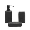 Set Bagno 3 pezzi in Ceramica Nero