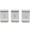 Set 3 barattoli da cucina Bianco 80 cl