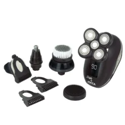 Set Barba 5 in 1 Rasoio Elettrico Uomo Ricaricabile