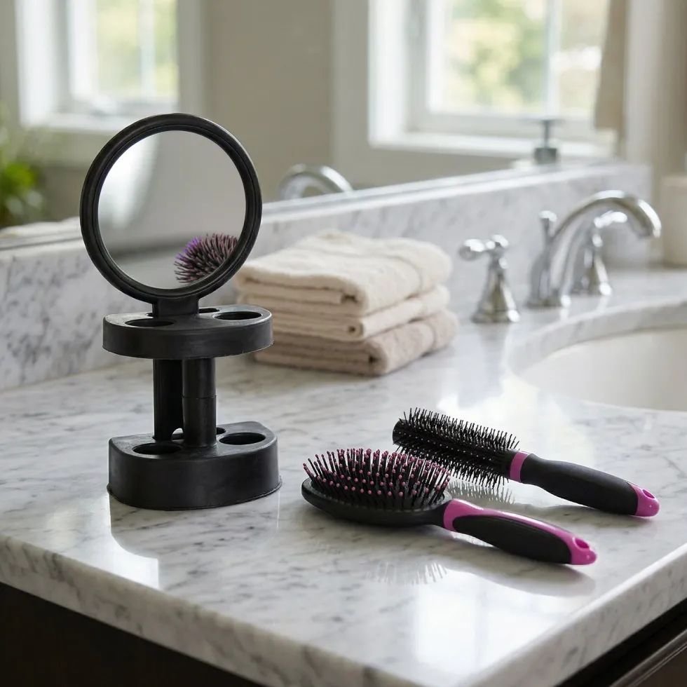 Set Bellezza Capelli 3 Pezzi con Stand