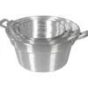 Set 3 Caldaie con Maniglie Linea La Contadina in Alluminio Puro 99,5%