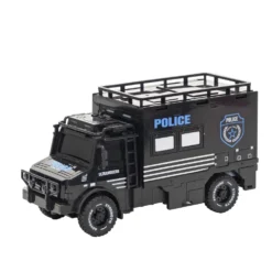 Set Camion Trasportatore RAIL con Mini Veicoli in Metallo Die-Cast e Luci