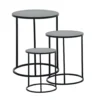 Set 3 Colonnine in Metallo Nero