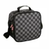 set 4 Contenitori e Borsa Termica Urban Food Casual Nero e Grigio