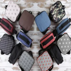 set 4 Contenitori e Borsa Termica Urban Food Casual Nero e Grigio
