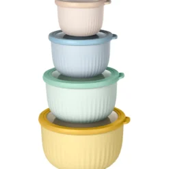 Set 4 Contenitori Rotondi Alt Linea Timeless con Coperchi Ermetici Multicolor