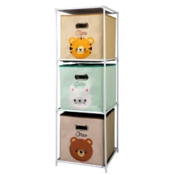 Set 3 Contenitori Salvaspazio Linea Baby Cute