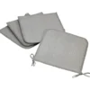 Set 4 cuscini Panarea per sedia Grigio chiaro 39x39 cm