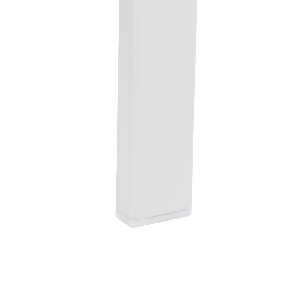 Set da giardino in acciaio Bianco con Doghe Effetto Legno Antracite