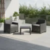 Set da giardino Orta Antracite Linea Elegance