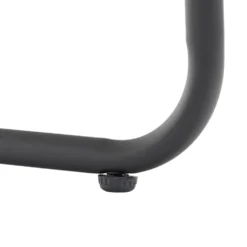 Set da giardino 7 pezzi Tavolo con 6 Sedie struttura in Acciaio Antracite, braccioli e Top in Polywood