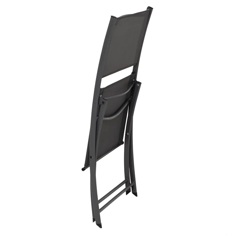 Set da giardino 3 pezzi Tavolo con 2 Sedie Richiudibili – Design compatto per Balcone e Giardino