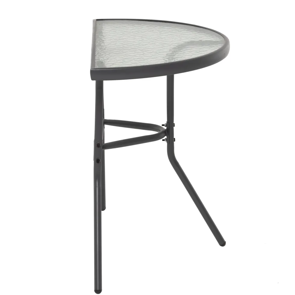 Set da giardino 3 pezzi Tavolo con 2 Sedie Richiudibili – Design compatto per Balcone e Giardino