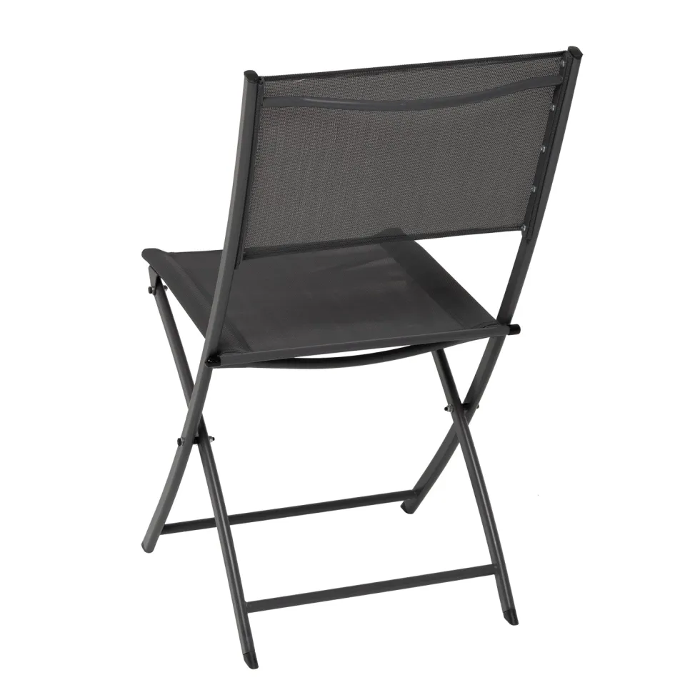 Set da giardino 3 pezzi Tavolo con 2 Sedie Richiudibili – Design compatto per Balcone e Giardino