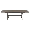 Set da giardino 9 pezzi Tavolo Estensibile con 8 Sedie struttura in alluminio Antracite e Polywood