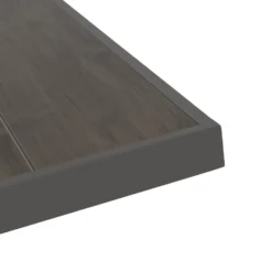 Set da giardino 9 pezzi Tavolo Estensibile con 8 Sedie struttura in alluminio Antracite e Polywood