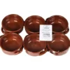 Set di 6 Tegamini in Terracotta Linea La Cucina della Nonna diametro 12 cm