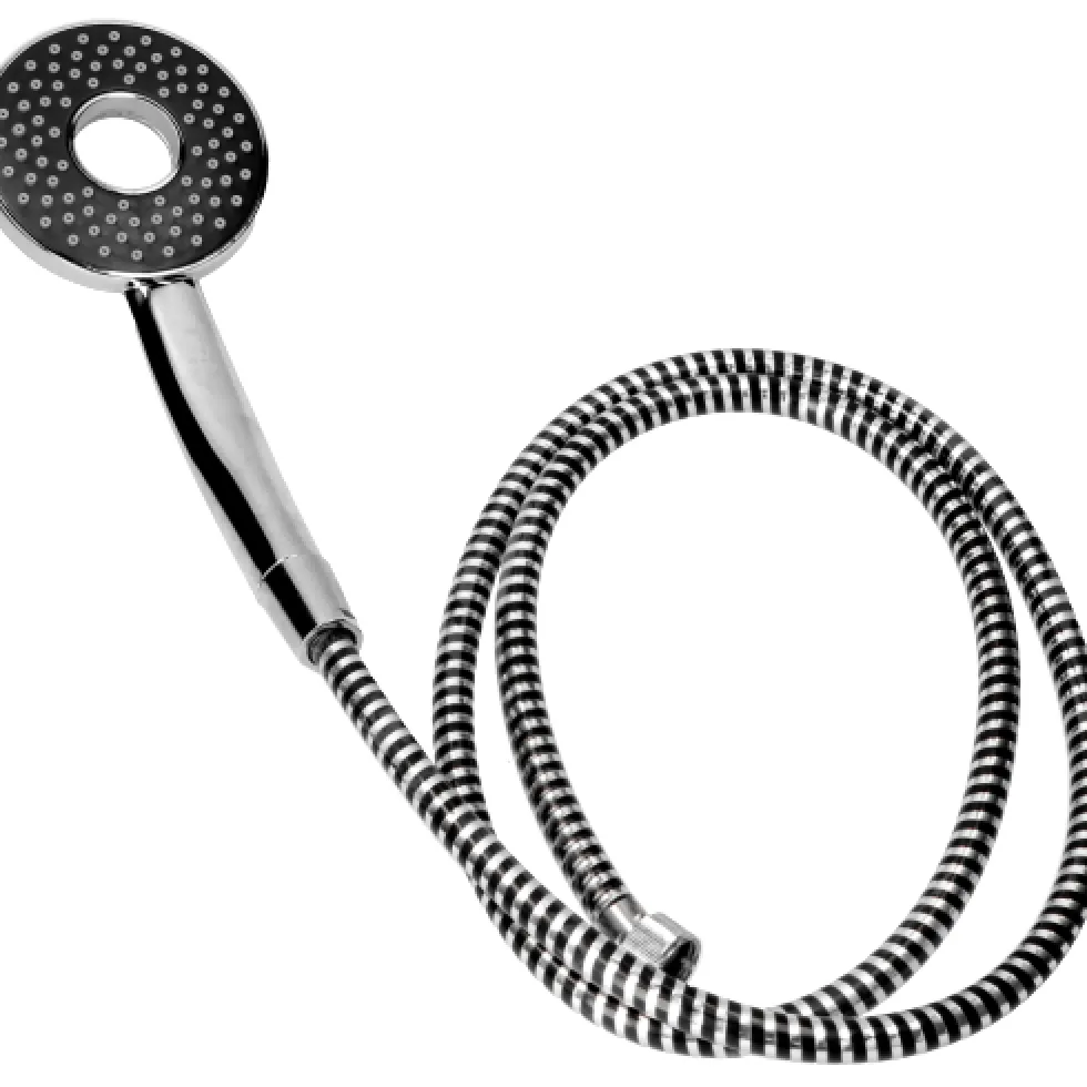 Set Doccia Brevia con flessibile 1,5 m e doccetta diametro 10 cm
