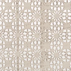 Set giardino Bistrot Tavolo rotondo 70 cm e 2 sedie pieghevoli in metallo Bianco Design Liberty