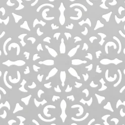 Set giardino Bistrot Tavolo rotondo 60 cm e 2 sedie richiudibili in metallo Bianco Design Liberty