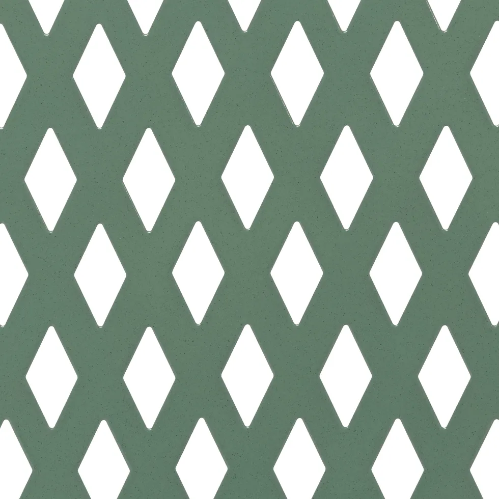 Set giardino Bistrot Tavolo rotondo 60 cm e 2 sedie pieghevoli in metallo Verde Design Liberty