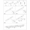 Set Mensole da Parete in Legno Bianco 3 Pezzi