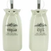 Set olio e aceto in ceramica h13 cm