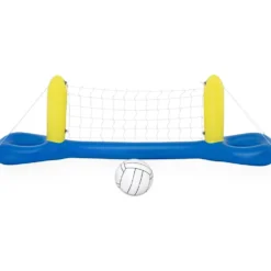 Set Pallavolo Gonfiabile per Piscina con palla 244x64 cm