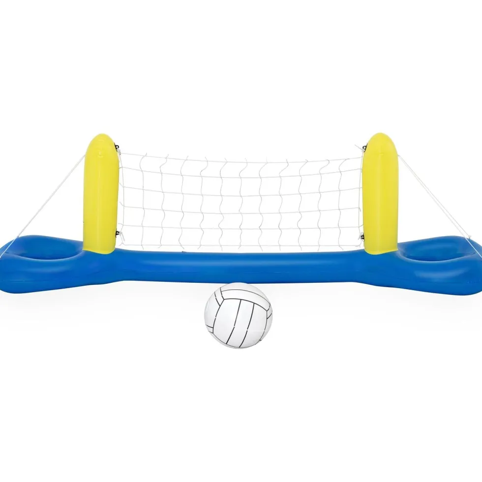 Set Pallavolo Gonfiabile per Piscina con palla 244x64 cm