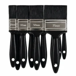 Set Pennelli Piatti 10 Pezzi per Vernici e Smalti