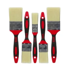Set Pennelli Piatti 5 Pezzi per Vernici e Smalti