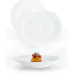 SET PIATTI 18 PEZZI ALIZEE PERLE BIANCO