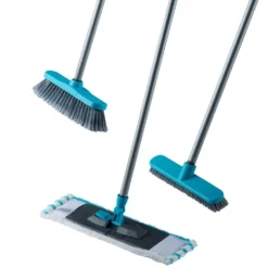 Set Pulizia 5 in 1 con Manico in Acciaio e Accessori
