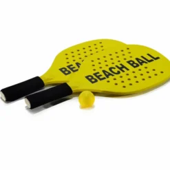 Set 2 Racchette in Legno di Pioppo con Palla Beach Ball