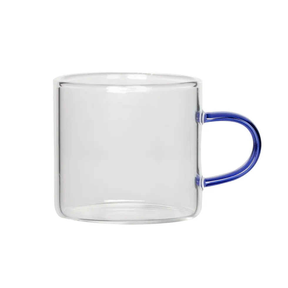 Set 6 Tazzine da Caffè Coffee Break in Vetro Borosilicato 9 cl