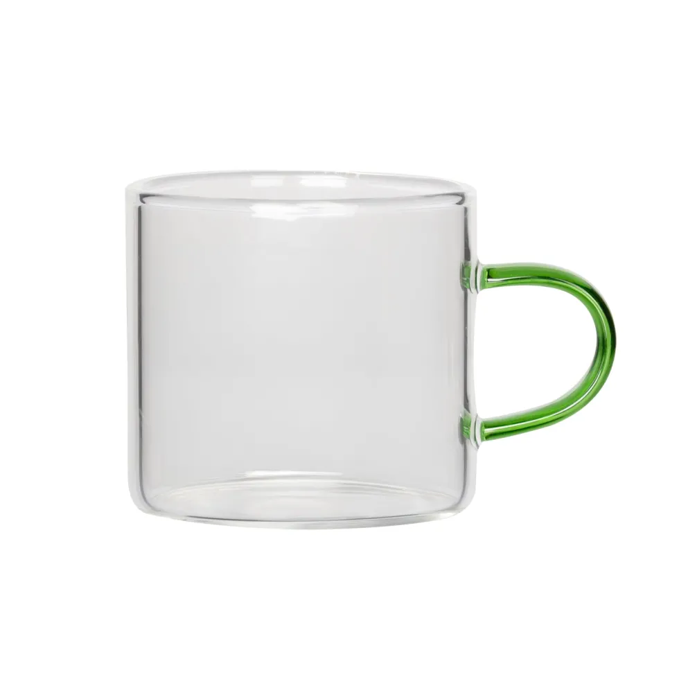 Set 6 Tazzine da Caffè Coffee Break in Vetro Borosilicato 9 cl