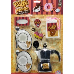 Set Tazzine da Caffè Giocattolo con Cucchiaini