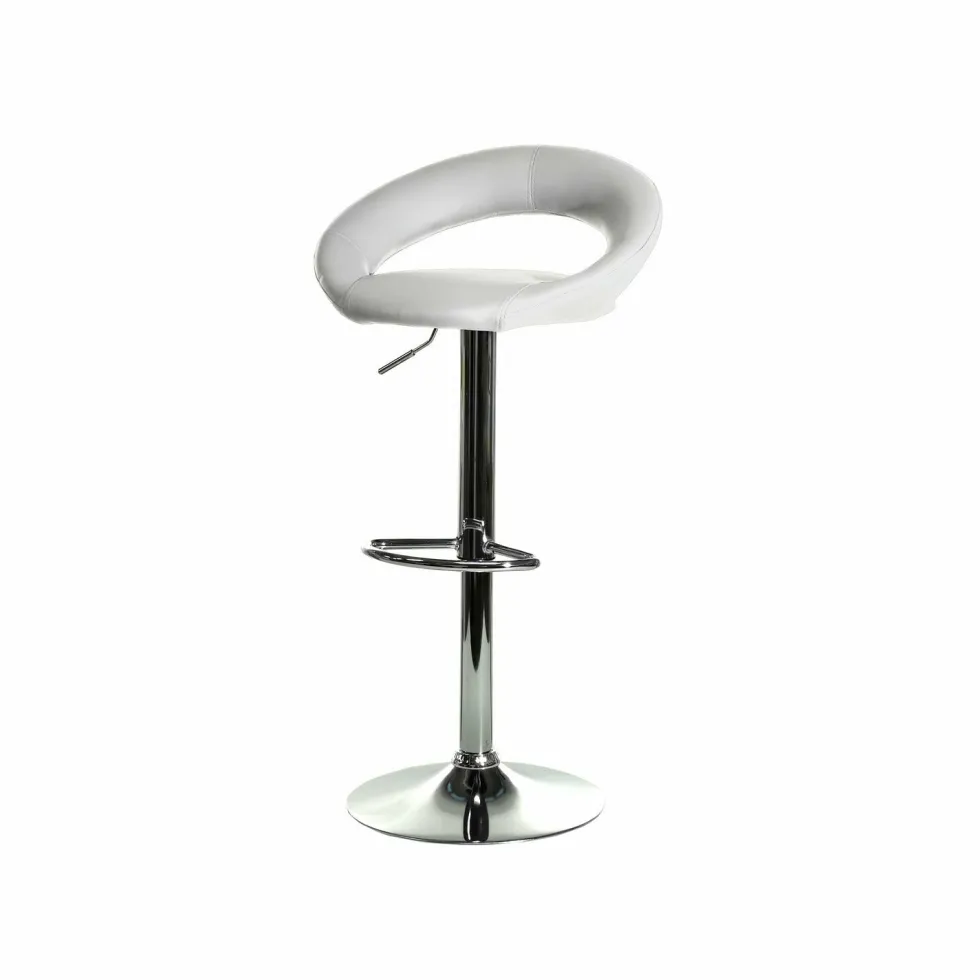 Sgabello con schienale Bianco