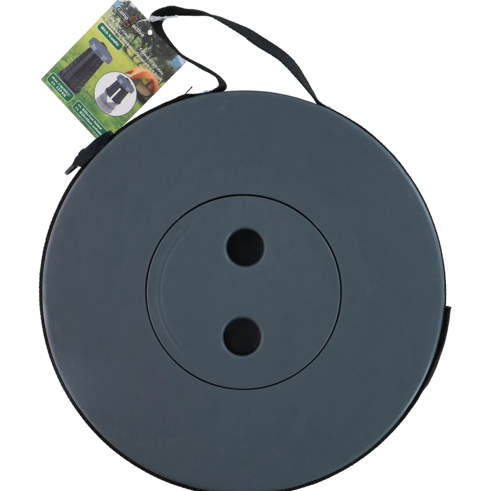 Sgabello Pieghevole Telescopico Nero