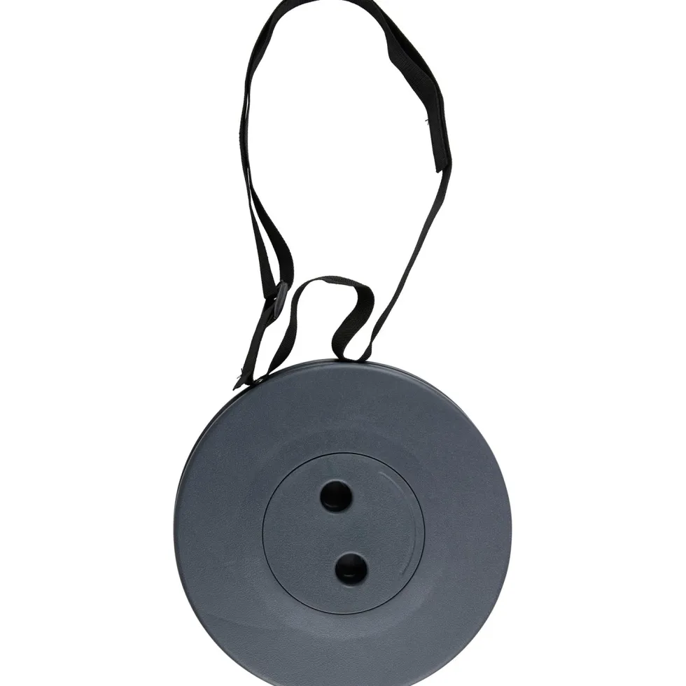 Sgabello Pieghevole Telescopico Nero