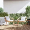 Siepe Artificiale Estensibile con foglie di Epipremnum Aureum Verde h100x190 cm
