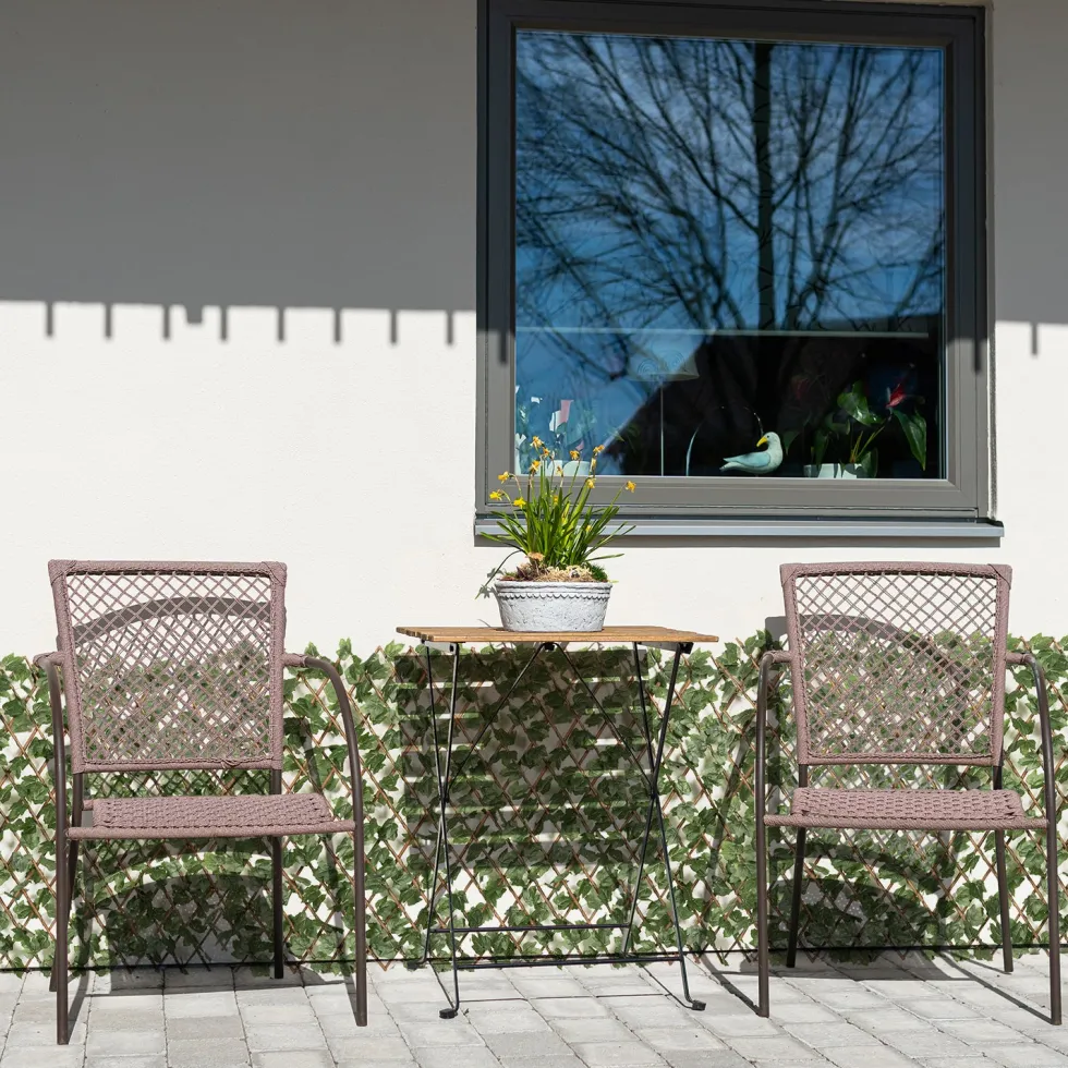Siepe Artificiale Estensibile con Foglie h90x180 cm
