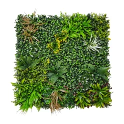 Siepe Sintetica a Pannelli per Parete Giardino Verticale 100x100 cm