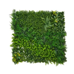 Siepe Sintetica a Pannelli per Parete Giardino Verticale 100x100 cm