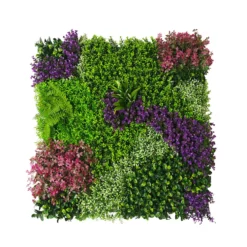 Siepe Sintetica per Parete Giardino Verticale Multipianta 100x100 cm