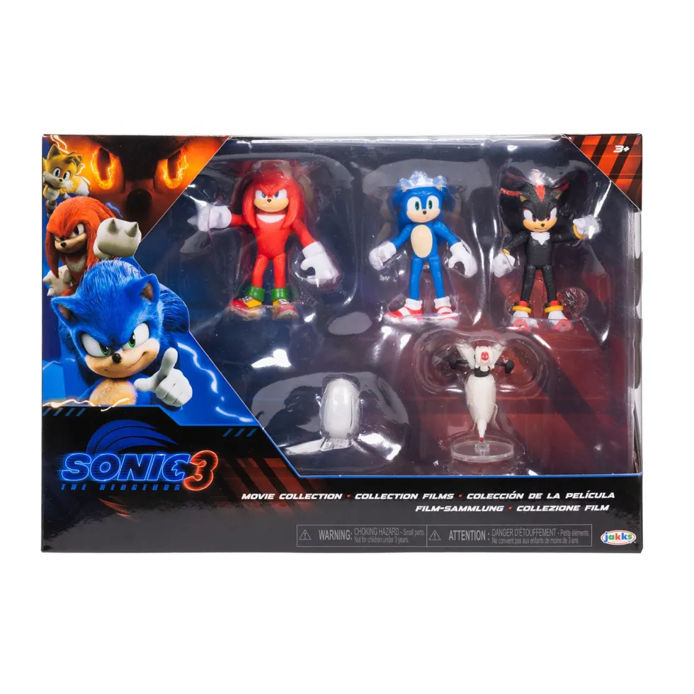 Sonic The Hedgehog 3 Set 5 Figure da Collezione 6 cm