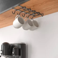 Sottoripiano porta tazze Nero My Mug 10 posti Linea Lava